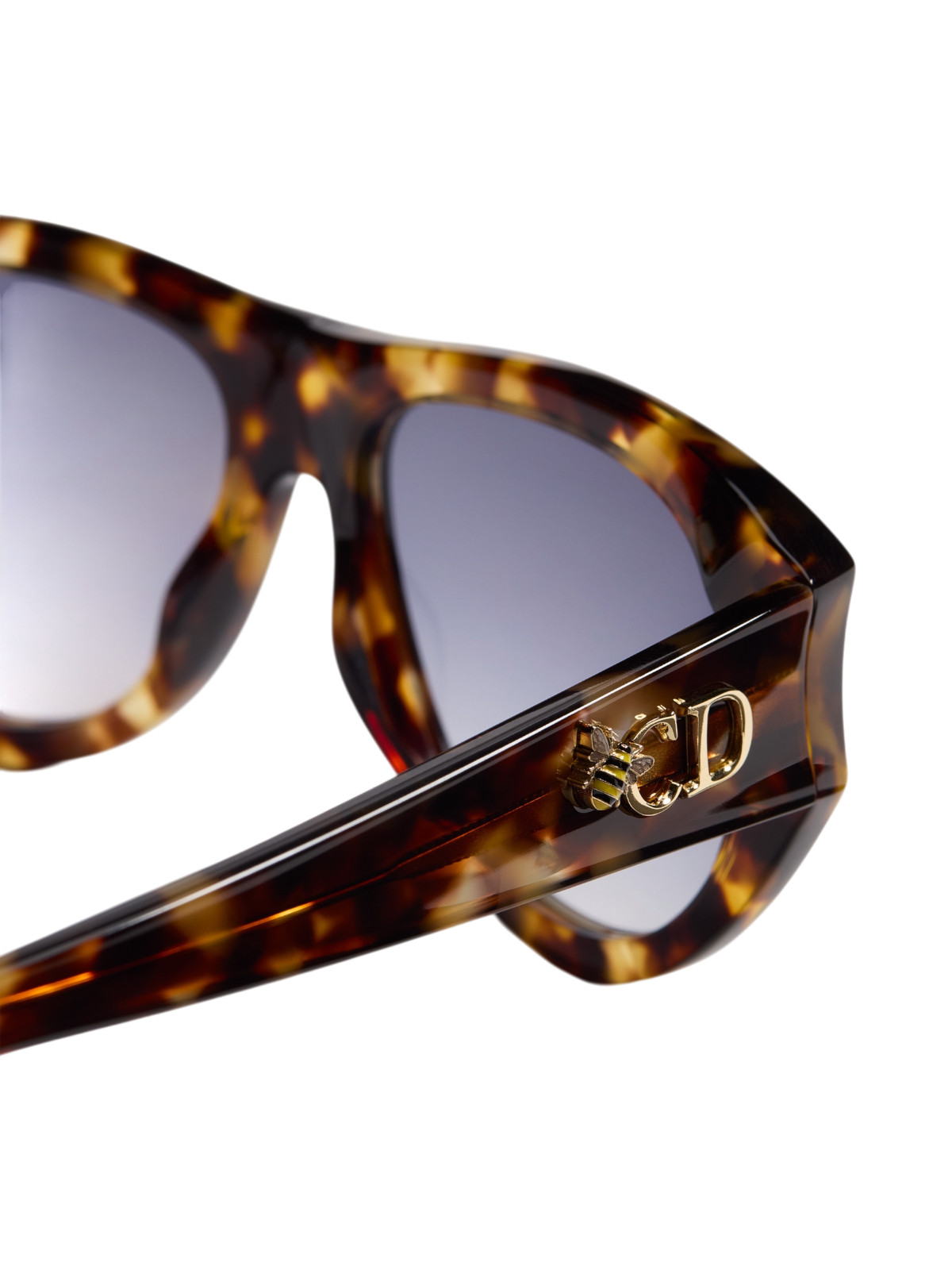 Dior CD40257 DIOR GLOW A1I Aviator Sunglasses - Side View