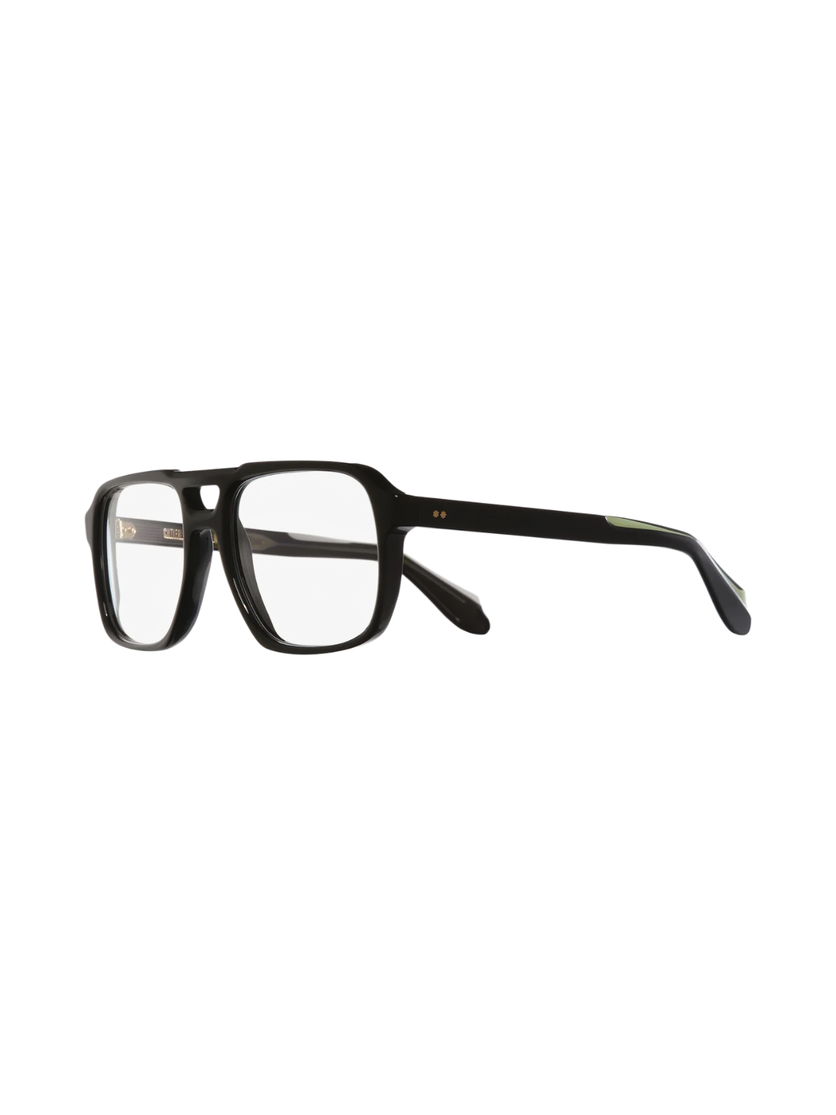 Cutler and Gross 1394 Aviator Optical Frames - Side View