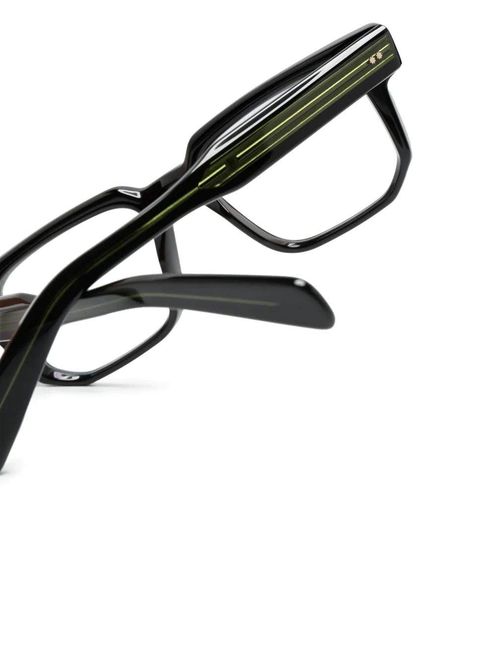 Cutler and Gross 1410 Square Optical Frames - Detail View
