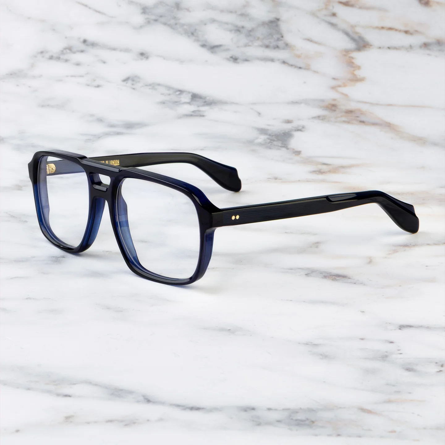 Cutler and Gross 1394 Aviator Optical Frames - Side View