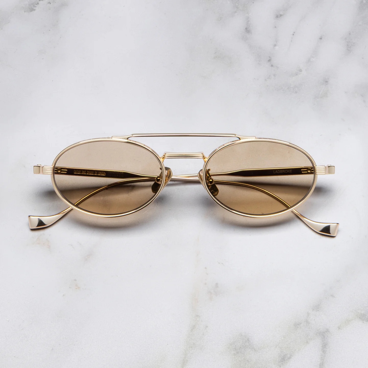 Cutler and Gross 1427 Oval Sunglasses - Side View