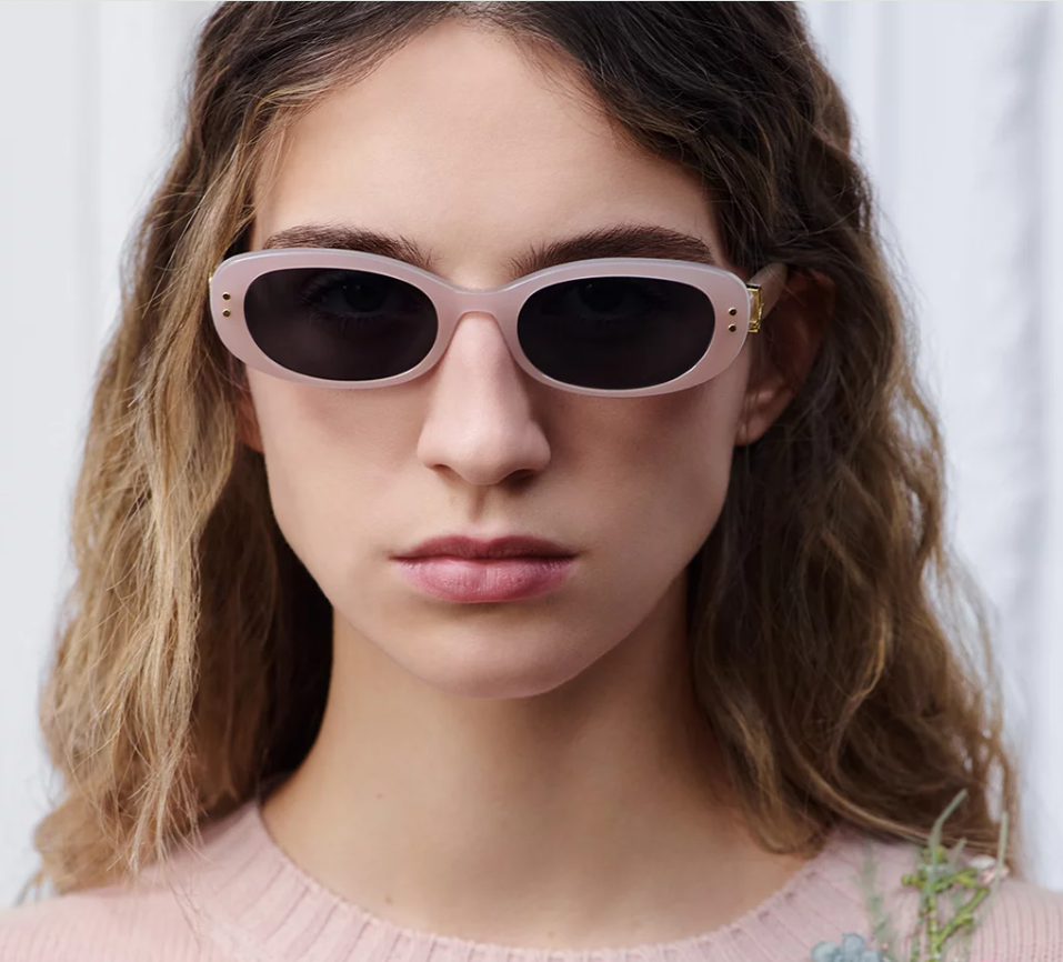 DIOR CD40242I OBLIQUE B1I Oval Sunglasses