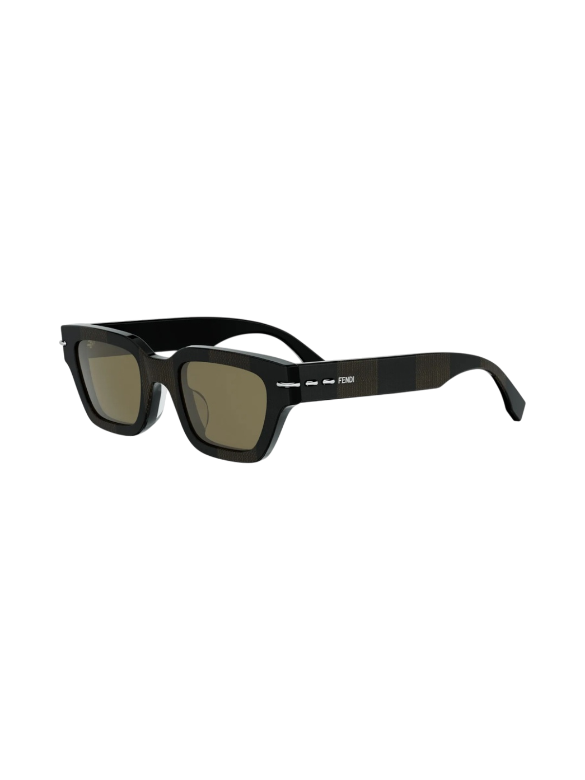 FENDI FE40191I Selleria Square Sunglasses - Side View