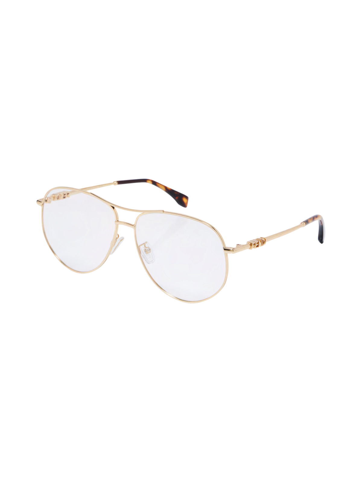 FENDI FE50142U Fendigraphy Aviator Optical Frames - Side View