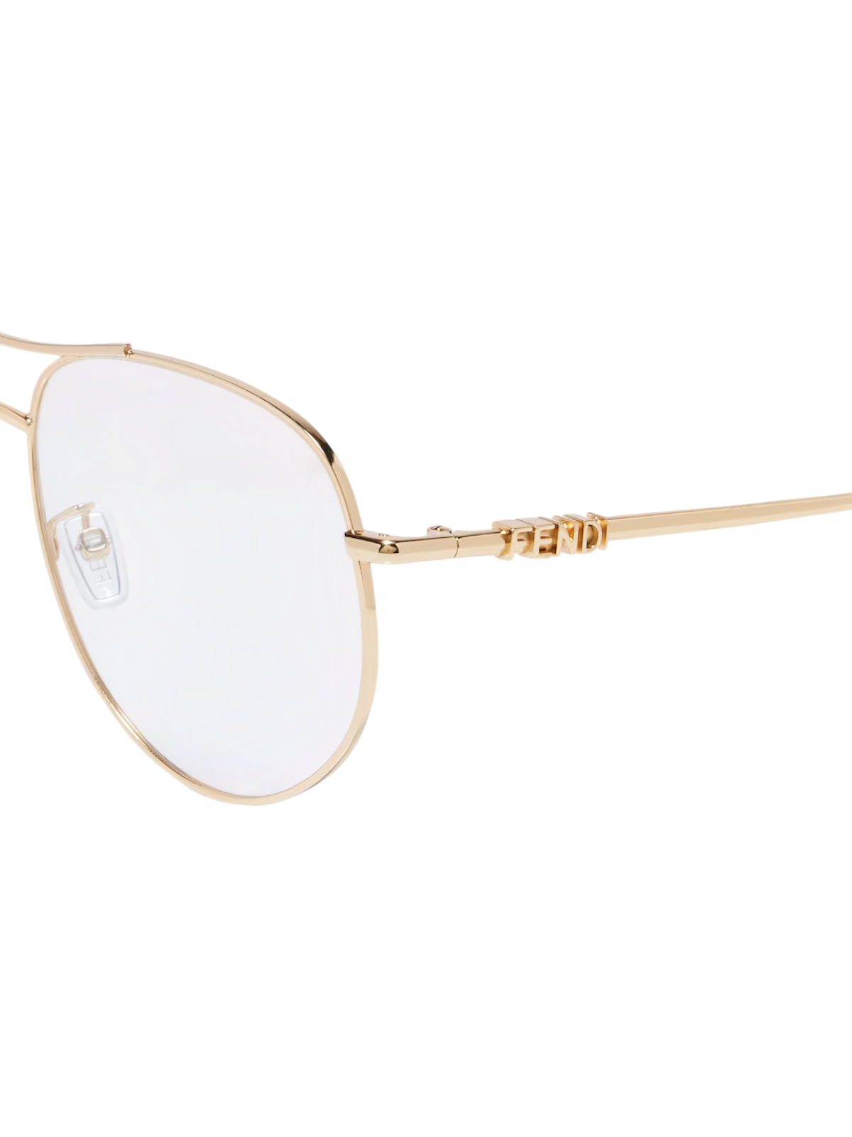 FENDI FE50142U Fendigraphy Aviator Optical Frames - Detail View