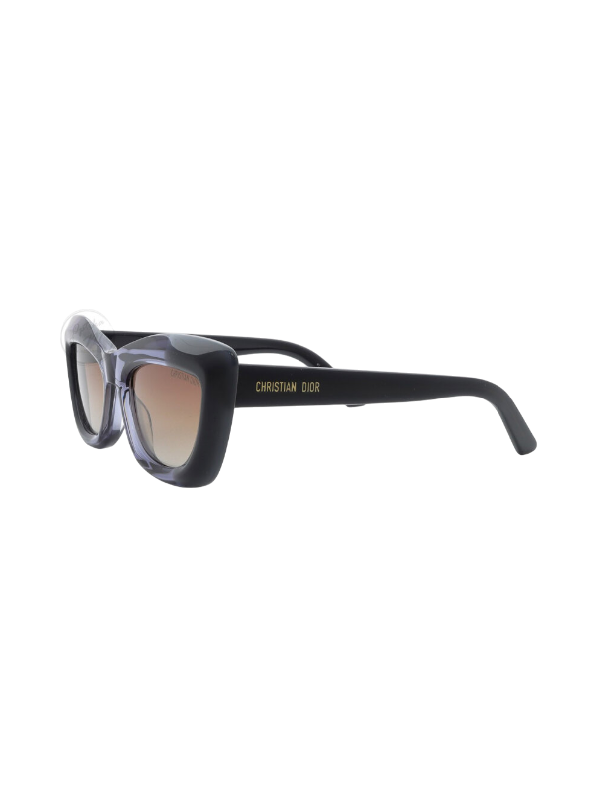 Dior CD40222I DIORMIDNIGHT B3I Cat-eye Sunglasses - Side View