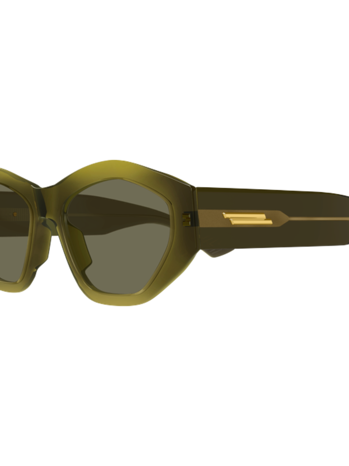 Bottega Veneta 1408 Geometric Sunglasses - Detail View