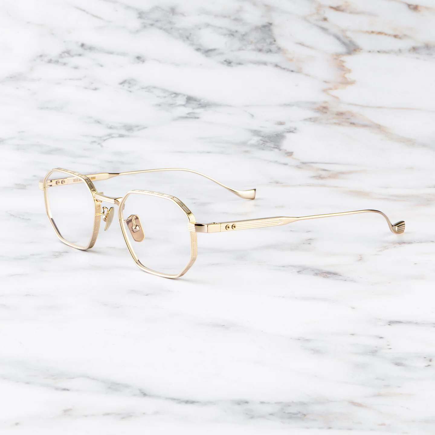 Cutler and Gross 1431 Oval Optical Frames - Side View