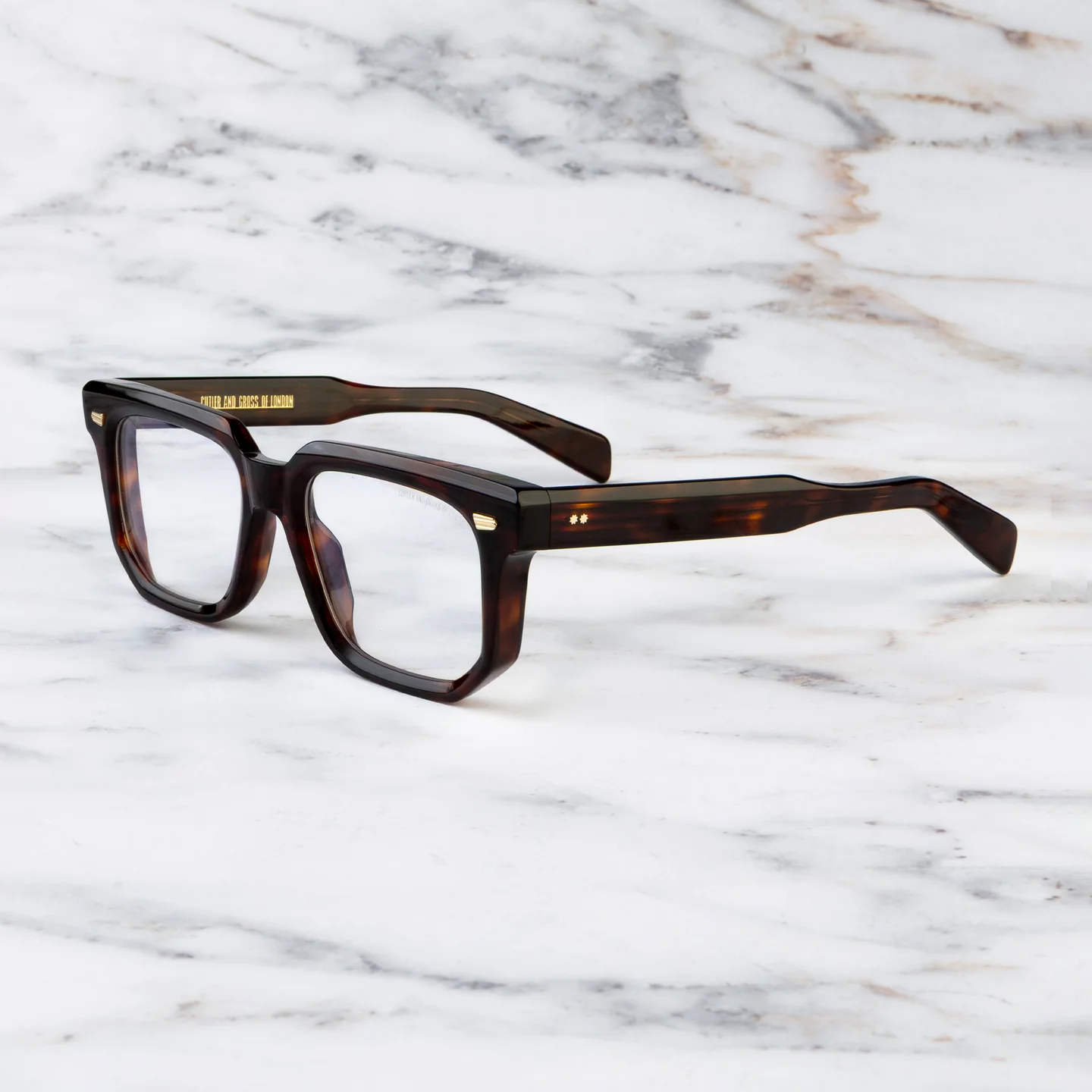 Cutler and Gross 1410 Square Optical Frames - Side View