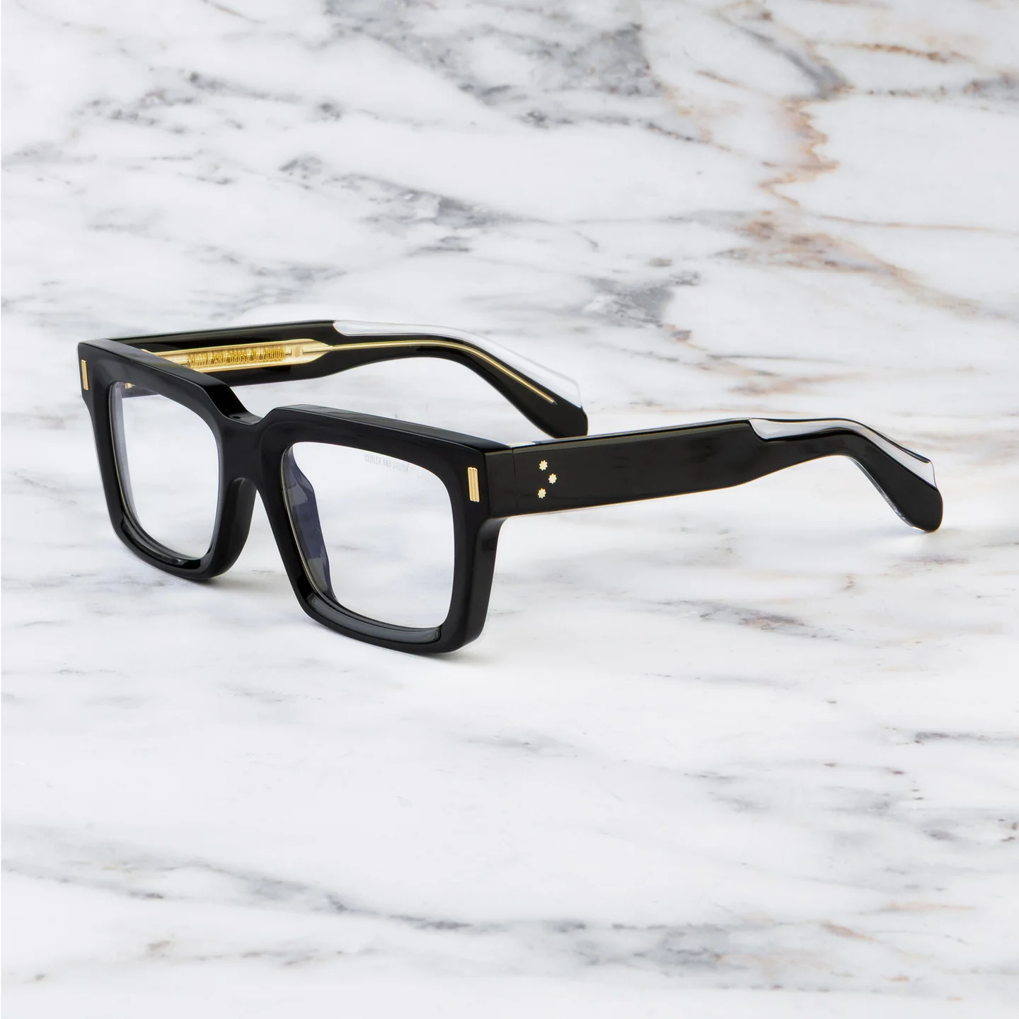 Cutler and Gross 9386 Square Optical Frames - Side View