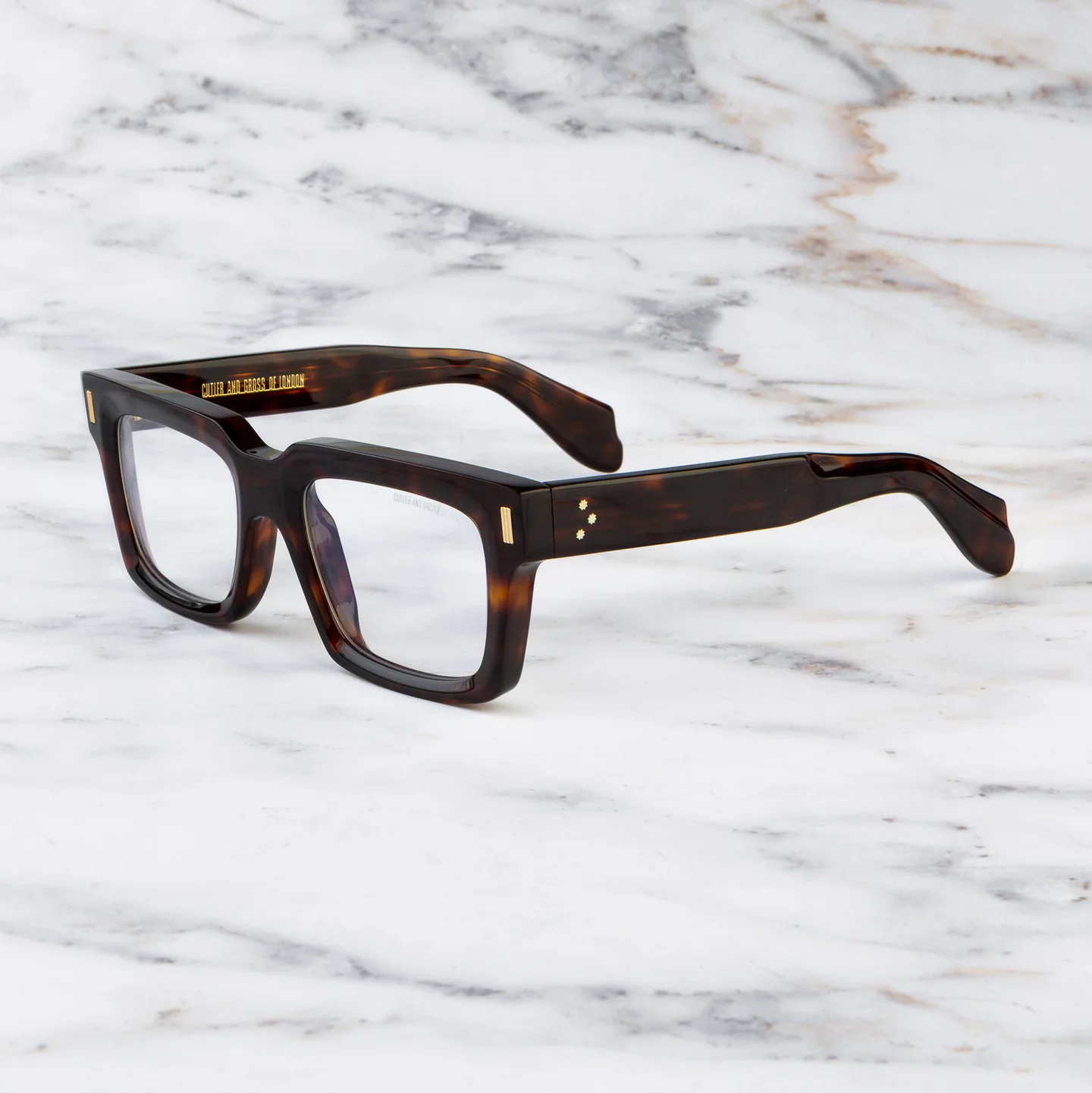 Cutler and Gross 9386 Square Optical Frames - Side View