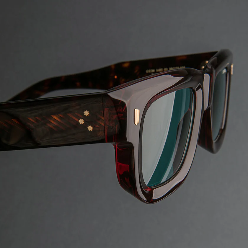 Cutler and Gross 1402 Square Sunglasses - Detail View