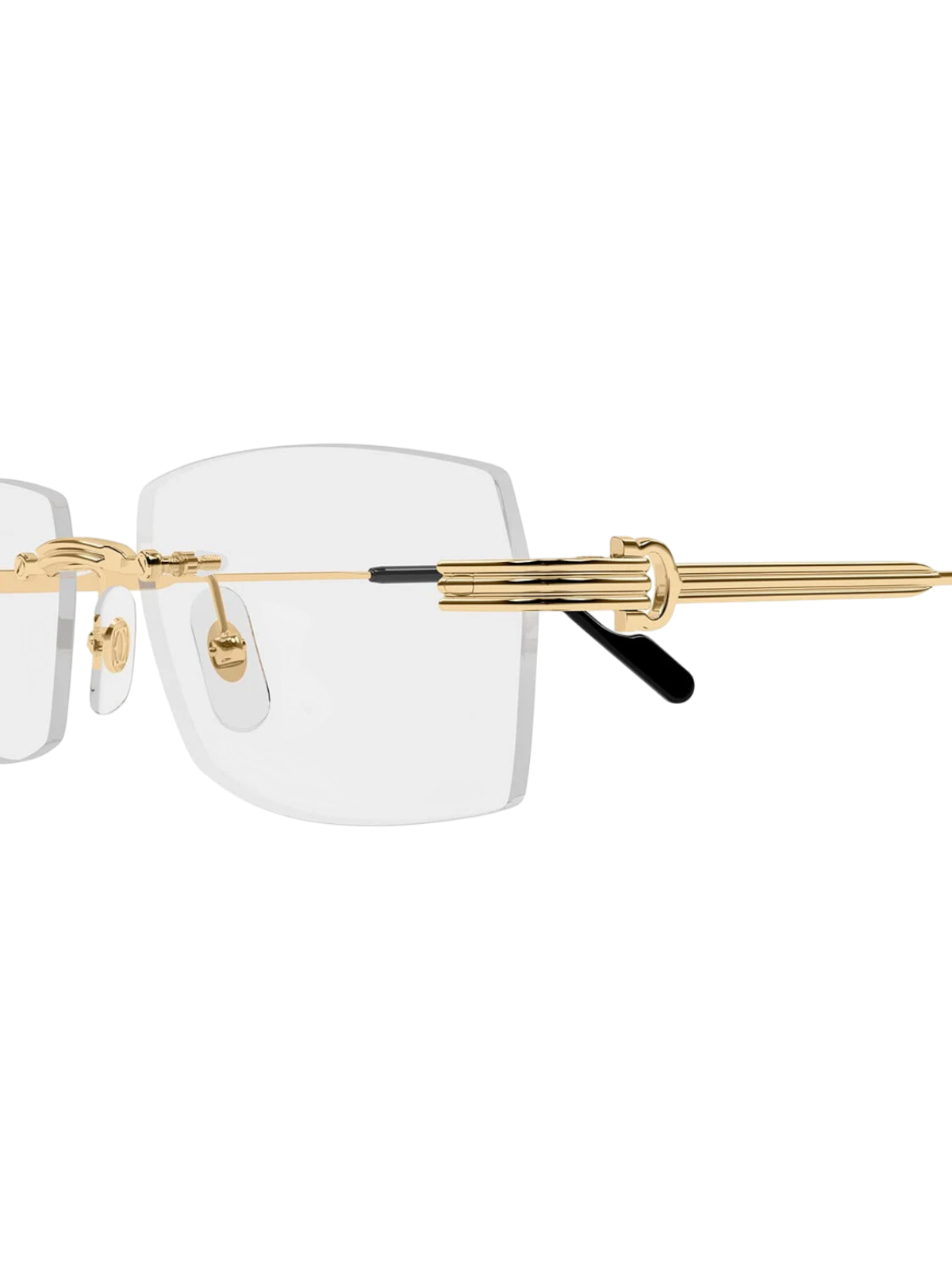 Cartier 0578O Rectangle Optical Frames - Detail View