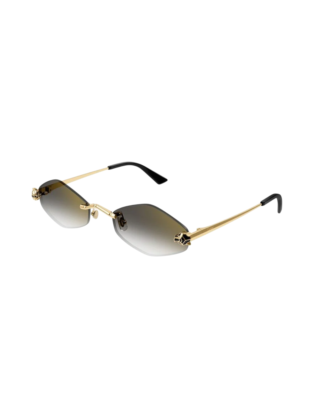 Cartier CT0433S Panthére de Cartier Rimless Sunglasses - Side View