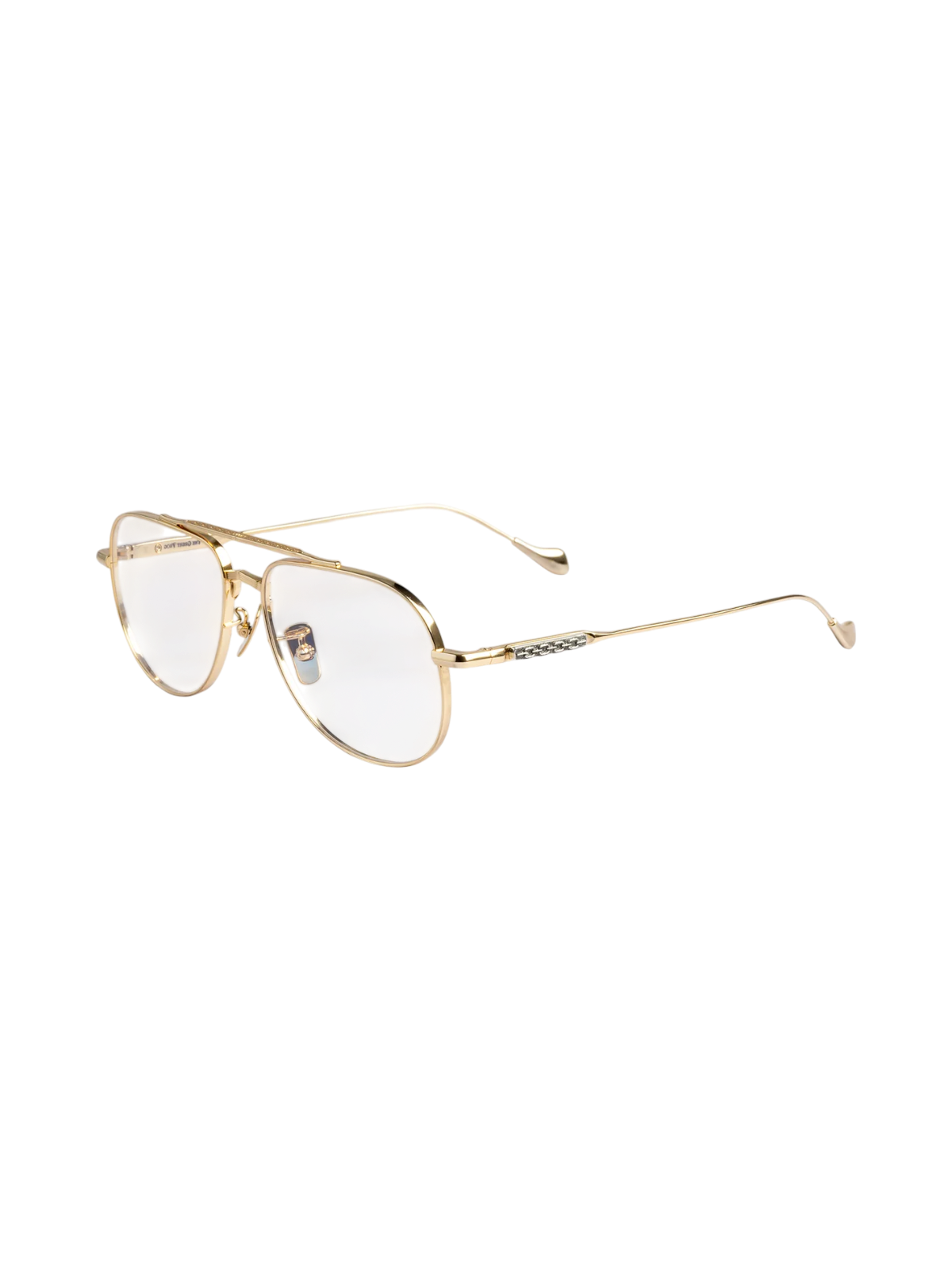 Cutler and Gross 018 Aviator Optical Frames - Side View
